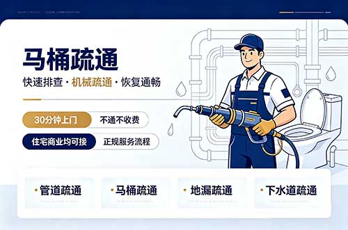 阎良马桶疏通
