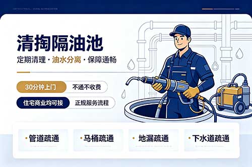 阎良清掏隔油池